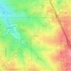 Castlewood topographic map, elevation, terrain