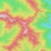 Tengnoupal topographic map, elevation, terrain