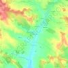 Saint-Vivien topographic map, elevation, terrain