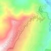 Pedong topographic map, elevation, terrain