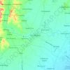 San Miguel topographic map, elevation, terrain