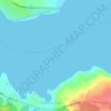 Eastern Bay topographic map, elevation, terrain