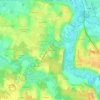 Montbrillant topographic map, elevation, terrain