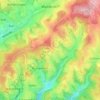 Herfen topographic map, elevation, terrain