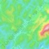 Canelão topographic map, elevation, terrain