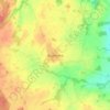 Østermarie topographic map, elevation, terrain