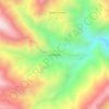 Las Trancas topographic map, elevation, terrain