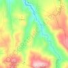 Hazuela de Puntas topographic map, elevation, terrain