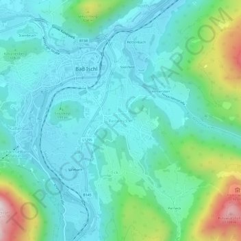 Reiterndorf topographic map, elevation, terrain
