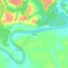 Sussego topographic map, elevation, terrain