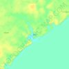 Muia topographic map, elevation, terrain