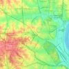 Jennings topographic map, elevation, terrain