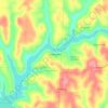 Rockwood Park topographic map, elevation, terrain
