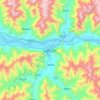 山南市 ལྷོ་ཁ། topographic map, elevation, terrain