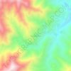 Korangal topographic map, elevation, terrain