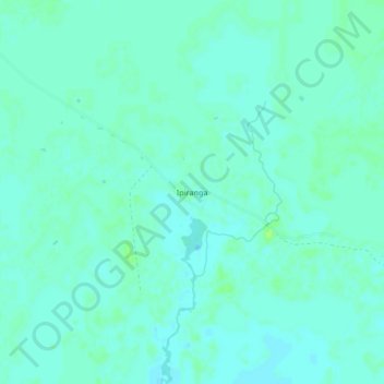 Ipiranga topographic map, elevation, terrain