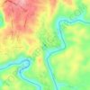 Gerojogan Lepo topographic map, elevation, terrain