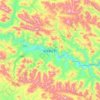 杂多县 topographic map, elevation, terrain