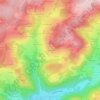 Bussomagny topographic map, elevation, terrain