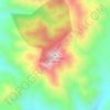 Dry Mountain topographic map, elevation, terrain