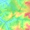 Eridge Green topographic map, elevation, terrain