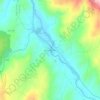 Ponte do Abade topographic map, elevation, terrain