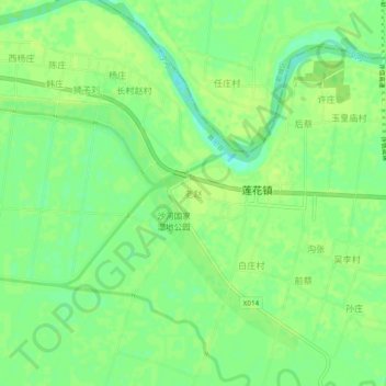 老赵 topographic map, elevation, terrain