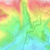Angoustrine topographic map, elevation, terrain