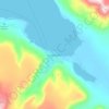 Longyearbyen topographic map, elevation, terrain