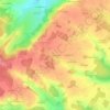 Les Usages topographic map, elevation, terrain