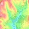Forcarei topographic map, elevation, terrain