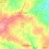 La Poignandière topographic map, elevation, terrain