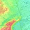 Berg topographic map, elevation, terrain