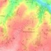 La Coconière topographic map, elevation, terrain
