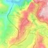 Belle Vue topographic map, elevation, terrain