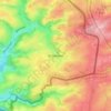 Krewinkel topographic map, elevation, terrain