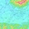 婺城区 topographic map, elevation, terrain