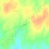 Coy City topographic map, elevation, terrain
