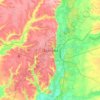 Poltava topographic map, elevation, terrain