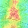 Hesingen topographic map, elevation, terrain