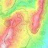 Edén del Valle topographic map, elevation, terrain