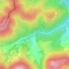 Kopanice topographic map, elevation, terrain