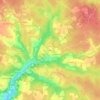 Les Nauds topographic map, elevation, terrain