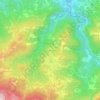 Piampaludo topographic map, elevation, terrain