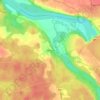 Sērene topographic map, elevation, terrain