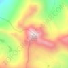 Mount Sneffels topographic map, elevation, terrain