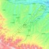 湟中区 topographic map, elevation, terrain