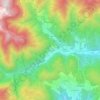 Convalle topographic map, elevation, terrain