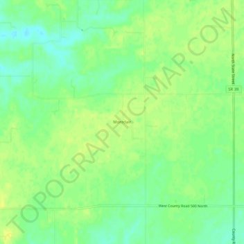 Montclair topographic map, elevation, terrain