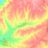 Vale do Bispo Fundeiro topographic map, elevation, terrain